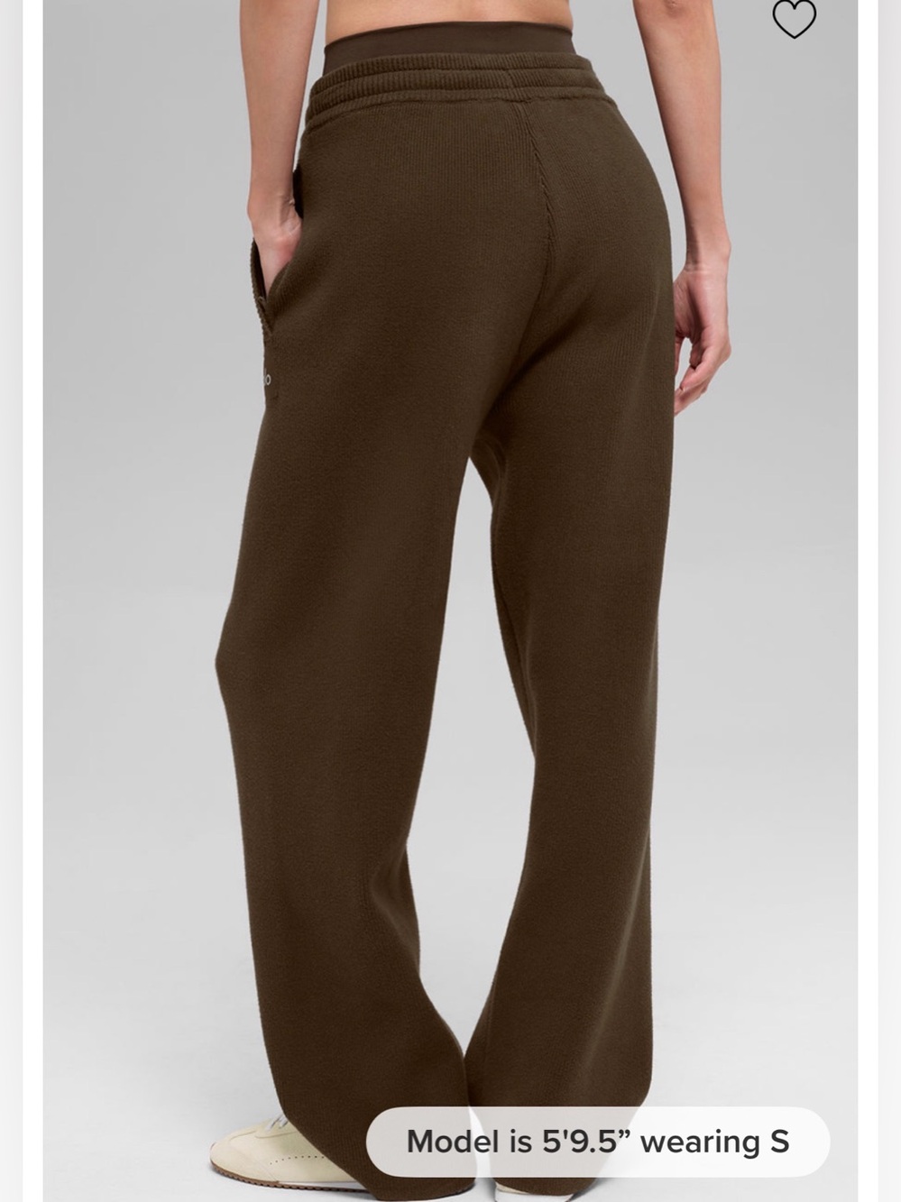 Alo Scholar sweatpants espresso - Picture 3 of 4